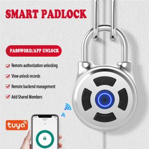 Lock Tuya Smart Password Lock Bluetooth Smart Door Landlock Digital Electronic Lock sin llave Protección de seguridad recargable