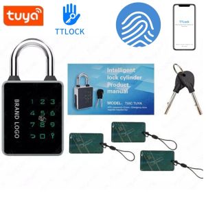 Verrouiller Tuya ttlock App Smart Ringer Empreinte Calcotage étanche Biométrique Biométrique Lockes de porte de la maison Sécurité de la maison sans clé
