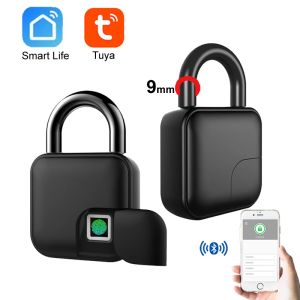 Verrouillage tuya usb porte rechargeable smart verrouillage d'empreinte digitale crébuché rapide déverrouillage en alliage zinc métal haut identifier la sécurité de sécurité Smart Life