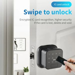 Bloquear Tuya Wifi Electronic Smart Door Bloque de huella digital contraseña IC Tarjeta IC Key Desbloqueo Aplicación Control remoto Lock Smart Home Lock