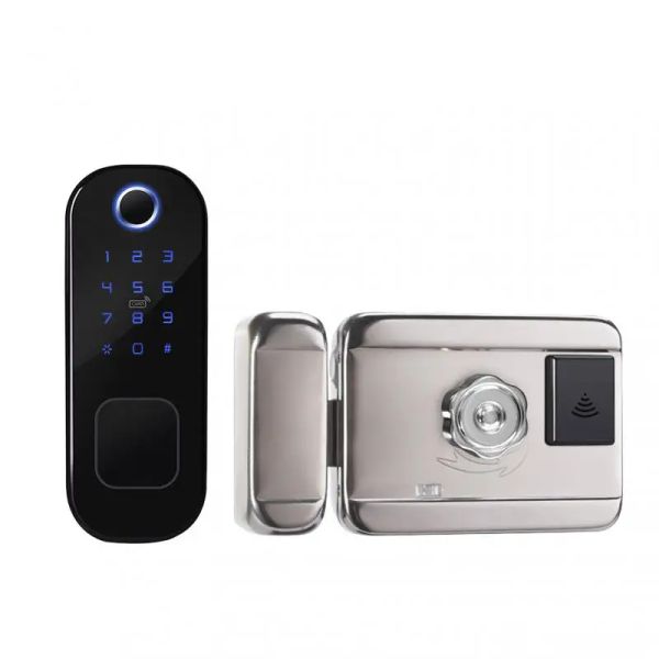 Lock Tuya Wifi Lock Smart Electronic Bloque con la aplicación Tuya de forma remota / Biométrica Huella digital / Smart Card / Password / Key Desbloqueo