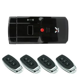 Vergrendeling WAFU 011A Deurslot Tuya WiFi Smart Lock Bluetooth Lock Elektronische afstandsbedieningsvergrendeling Telefoonbesturing Invisible Locks Black