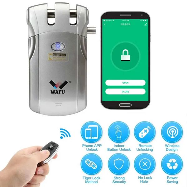Verrouiller WAFU 018W WiFi Smart Door Lock Wireless Remote Control Securit