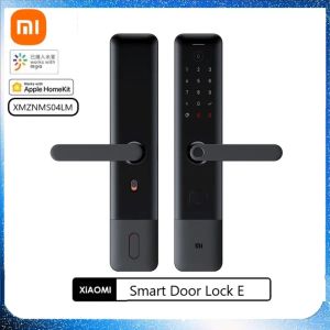 Verrouiller Xiaomi Mijia Smart Door Lock E Mot de passe d'empreinte digitale Bluetooth Détection de détection d'alarme travail MI Home App Contrôle avec sonnette