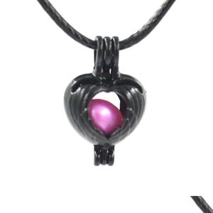 Médaillons 63 modèles pour votre choix Cages de médaillons noirs Love Wish Pearl / Gem Beads Oyster Pearl Montages Christmas Cage Drop Dhgarden Dhiyc