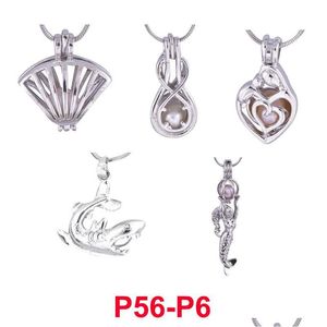 LACKETEN Gemengde 300 stijlen Pearl Cage Hanger Fashion Hollow Animal Aromatherapy Essenti￫le oliediffuser Locket Montages voor J Dhgarden DHVMX