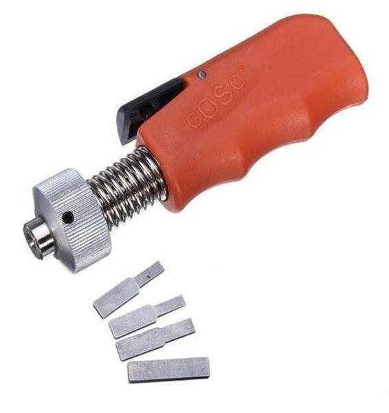 Suministro de cerrajería Goso Pen Pen Spulner Spinner recto Shank Civil Pick Reversing Gun Key Cutter2766986