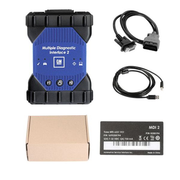 Fournitures de serrurier MDI2 pour GM MDI 2 Interface de Diagnostic Multiple avec outils de Diagnostic automobile de carte Wifi