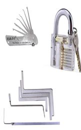 Outil de fournitures de serrurier hh pli pli pick picks outils transparent cadlock6103488