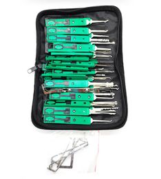 Locksmith Tools Bag KLOM KL307 32pcs LOC Pic Tool Tool de desbloqueo Superior Set2871811