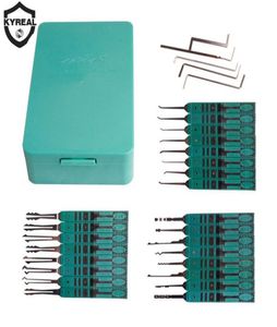 Slotenmaker Tools Klom 32 PCS Lock Picks Tools met harde case kapotte sleutelhulpmiddelen Klom Key Remover 6456774