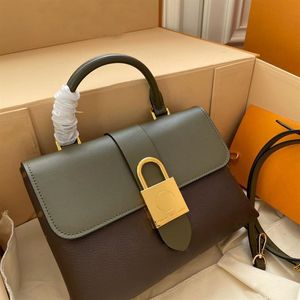 Locky BB sacs à main de luxe femmes sacs en cuir véritable sac à bandoulière design avec serrure cadeau Box304G