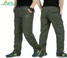 Loclimb extérieur pantalon de randonnée à sec rapide Men Summer Mountain Mountain pantalon pantalon Army Trekking Sport Pantalon imperméable AM005 C13057769