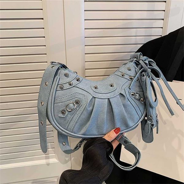 Locomotive 2023 été nouveau femmes doux Cool épicé fille épaule Western Rivet sac à bandoulière 60% de réduction sur la sortie en ligne