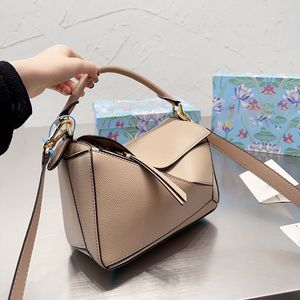 Loe Designer Crossbody Bag Woman Hoogwaardige middelhoge kunstwerken Casual Tote Lichtgewicht handtassen Weekentassen 24 cm 24 cm