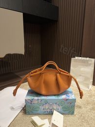 Loe Dumplings Bag Designer Hobo Bagwomen Lady Box Patchwork Bolsos Crossbody Hombro Monedero Genuino Becerro Carteras de cuero Hamaca