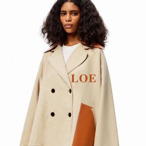 LOE lettre femmes designer coupe-vent veste à capuche mode veste à manches longues