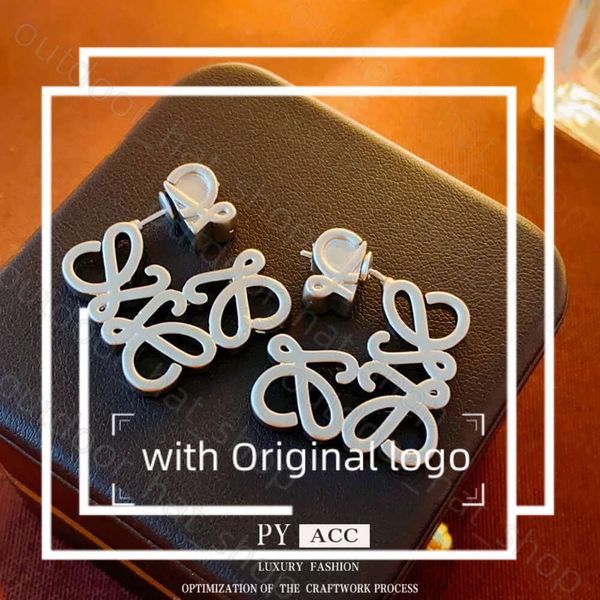 Loewe Designer Jewelry Stud Quality Moucrages d'oreilles Loews Designer Boucles d'oreilles Boucles d'oreilles Solide Best Gift for Girlfriend and Wife Wedding Party Livraison gratuite 698