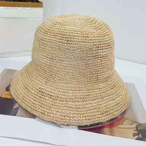Loewe Straw Summer Bucket Loewee Hats Designer Bonnets Raffia