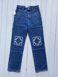 Loewee Bag Heren Jeans High Street Designer Broekspijpen Open Vork Strakke Capri Loewee Denim Broek Warme Afslankbroek Loewee Top Designer Jeans Loewee Jeans 7461