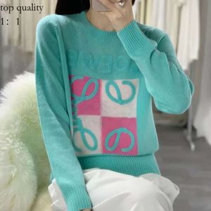 Loeweee Diseñador Sweater Women Loe anagram 1846 Luxury Fashion Classic Loewew Sweaters para hombres Ropa baja lana de lana nueva sin mangas 407 407