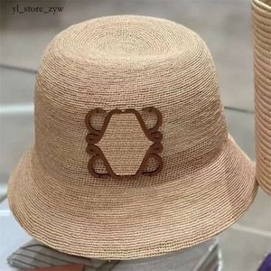 chapeaux loeweee paille d'été loe chapeau de seau de chapeaux concepteurs bonnets raffinés pour femmes mens plage hat-hat Caps tissés anagram paille
