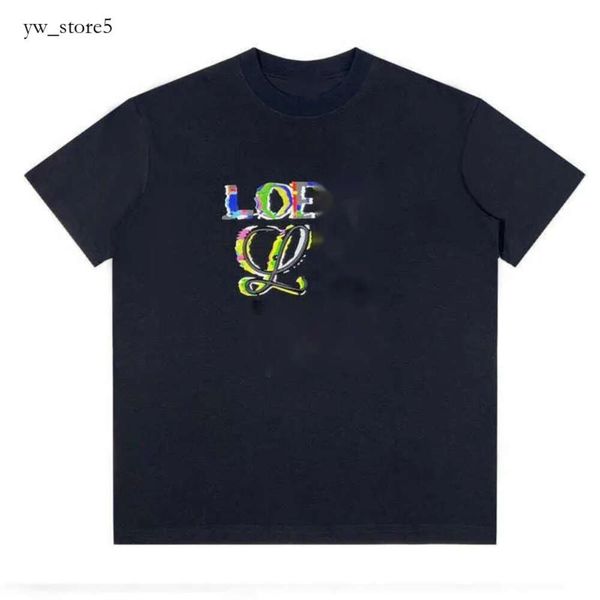 Loeweee T-shirt pour hommes Loewve Sweat-shirt Loe Designer Round Neck Pullover Shirt 3D Prince Tee Men Femmes Femmes à manches courtes Tshirts Luxury Vêtements Euro Taille