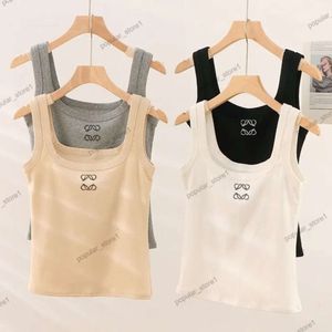 Loeweee dames tanktop zomer slanke mouwloze loewew tanktop camis croptop outderweer elastische sport gebreide tanks lew tanktop 647