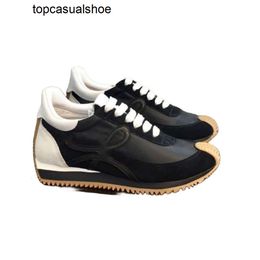 Loeweelies Loewss Lowes Top Autumn / Hiver Quality Nouveau Goine de cuir authentique Chaussures de sport décontractées épaisses chaussures de formation allemandes Femme Forrest Gump Shoes