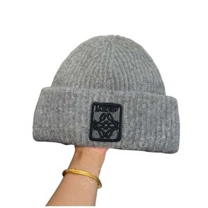 Loewees beanie ontwerper topkwaliteit hoed ontwerper gebreide hoed voor dames beanie cap winter klassiek gebreide warme hoed voor mannen groot hoofd singelomtrek hoed cadeau