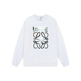 Loewess Designer-Kapuzenpullover für Herren in Originalqualität, luxuriös, bestickt, locker, lässig und bequem