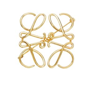 Loews Broche Designer Mode Vrouwen Kwaliteit Pins Borstnaald Schoonheid Full Body Messing Temperament Geometrische Gift Hanger Originele verpakking