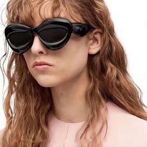 Loews femme lunettes de soleil lunettes de soleil de luxe lunettes de soleil design homme loewee Runway 3d gonflable mode avancée lunettes de soleil et lunettes de soleil