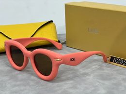 gafas de sol de diseñador de moda de Loeewve hombres para mujeres anteojos de la marca al aire libre.