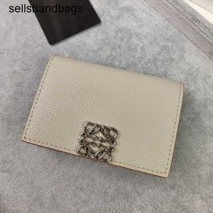 Loewwes Cartera Monedero de diseñador Bolso de tarjeta japonés para mujer Pequeño Exquisito Gama alta Edición ultra delgada Nueva multiposición y popular Cartera plegable Zero rj