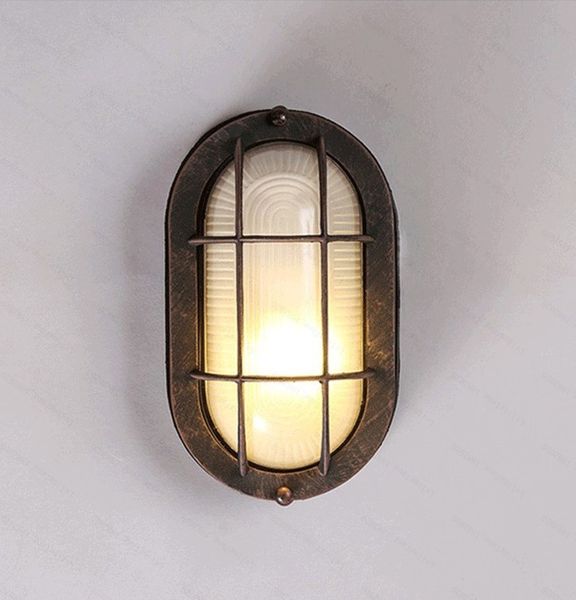 Loft industriel rétro appliques luminaires couloir balcon barre verre abat-jour Vintage applique LED escalier lumière Luminaire