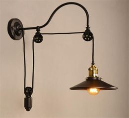 Loft Vintage Wall Lampe Fashion Antique Lighting American Style Lifte