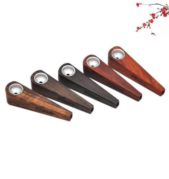 Log Color Aspiration Buse Rétro Polygone Simplicité Homme Homme Porte-cigarette portable Briar Wood Creative Pipe Nouveau Arrivée 8GLA O23472172