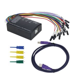 Analyseur logique USB, compatible multi-systèmes, version officielle, taux d'échantillonnage 100 m, 16 canaux
