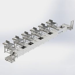 Système de transport logistique ligne de matériel de type palette à rouleaux ligne de convoyeur à rouleaux