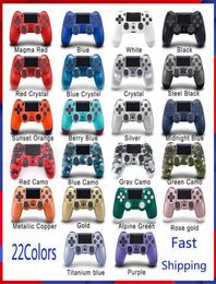 Logo PS4 Contrôleur sans fil GamePad 22 Couleurs pour PS4 VIBRATIONS SONY JOYSTICK GAME CONTRÔLEURS GameHandle Play Station avec R9541572