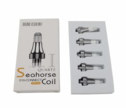 Lokah Seahorse Quartz vervangende spoelen 5pcspack voor voorverwarm Vv 2 in 1 dip DAB WAX VAIDERZAAK VERWIJST2025148