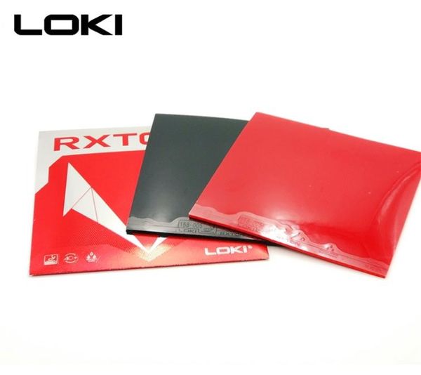 LOKI RXTON1 ITTF Approuvé semi-collant Table Tennis Rubber Sponge Ping Pong Rubber Fast Attack Red Pingpong Rubber 2201054745763