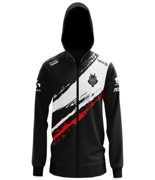 Sweat à sweat de saison LOL League S9 LEC G2 ESPORTS Équipe uniforme Jersey Wunder Jankos Caps Perkz Mikyx Hoodie CSGO Game Major Jacket Matel Y2646094