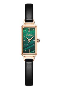 Lolarose horloges met hetzelfde horloge, vrouwelijke Britse student, eenvoudige kleine dial green tabel {categorie} 2518542
