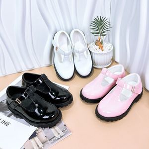 Lolita Designer Ballerina Chaussures Femme Spring Fashion Ballet Flats Chaussures Square Toe Patent Leather Shoesloafers Baby Girls Kids Princess Chaussures【code：L】 DG