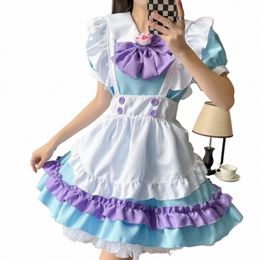 Lolita Dr Schattig Roze Ruche Meid Outfit Kawaii Strik Knoop Kat Poot Japans Meisje JK Cosplay Kostuums S-5XL Dagelijks Uniform Party N1cD #