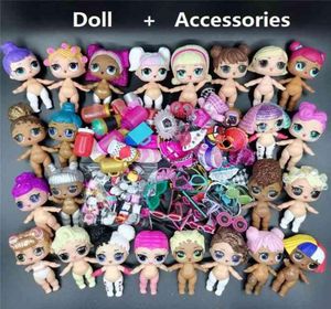 Lols verrassing originele pop accessoires kleding pak 8 cm jurk baby standbeeld zus lol verrassing meisje speelgoed geschenken2627897