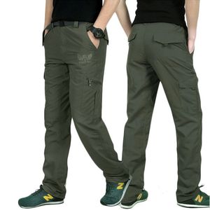 Lomaiyi Plus Size Mens Militaire Stijl Cargo Broek Mannen Zomer Ademend Mannelijke Broek Joggers Army Pockets Casual Pants, AM005