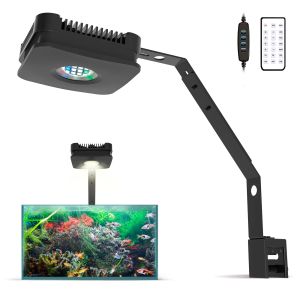 Lominie Aquarium LED Licht 4 kanalen 30 W zoete waterlamp Pixie 30 met houder aquariumlamp vissen tank licht